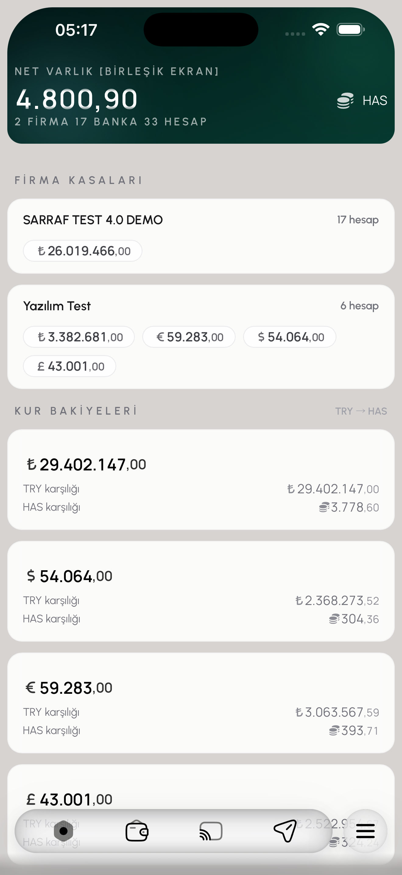 SarrafPro ortak ekran